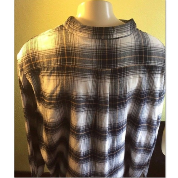 NWT Croft & Barrow flannel button down shirt soft warm comfortable Size 4XB - Picture 3 of 6